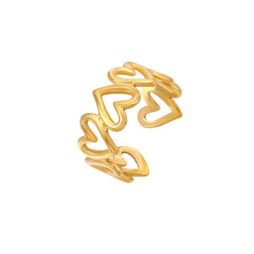 Ring met Hartjes